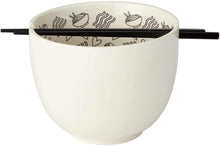 Enesco Our Name is Mud Hopeless Ramen-Tic Soup Bowl and Chopsticks Set, 5 Inches, White