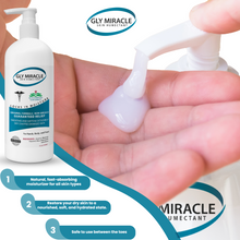 GLY MIRACLE® Skin Humectant 12 Ounce Pump Bottle Original Formula Deep, Nourishing Hydration for Dry, Cracked, Irritated Skin; Hands, Cuticles, Feet, Non- Greasy