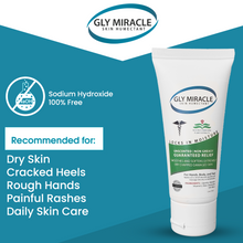 GLY MIRACLE® Skin Humectant 2 Ounce Tube UNSCENTED Formula Deep, Nourishing Hydration for Dry, Cracked, Irritated Skin; Hands, Cuticles, Feet, Non- Greasy
