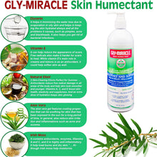 GLY MIRACLE Skin Humectant 16 Ounce Pump Bottle Deep, Nourishing Hydration for Dry, Cracked, Irritated Skin; Hands, Cuticles, Feet, Face, Body, Non- Greasy; Smooths & Softens; UNSCENTED