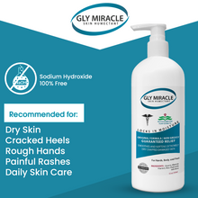 GLY MIRACLE® Skin Humectant 12 Ounce Pump Bottle Original Formula Deep, Nourishing Hydration for Dry, Cracked, Irritated Skin; Hands, Cuticles, Feet, Non- Greasy