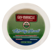 GLY MIRACLE® Laboring Hands Skin Humectant 4 oz Gel Hand Cream Protective Layer Locks Intense Moisture to Repair Extremely Dry Cracked Callous Hands & Cuticles; Smooths & Softens; UNSCENTED