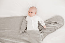 Miracle Blanket Swaddle Wrap for Newborn Infant Baby, Solid Grey